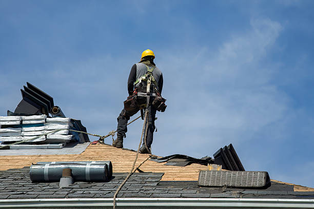 Professional Roof Replacement technician working in Walkerton, IN